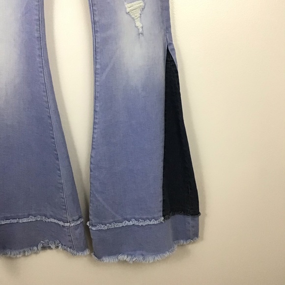 Artisan de Luxe Distress Frayed Flare Bell Bottom FIRM ON PRICE - Picture 7 of 8